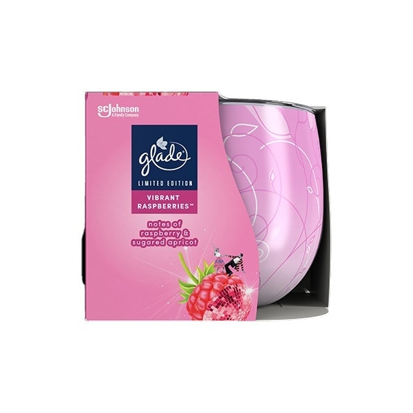 Glade Candle Raspberry 120g