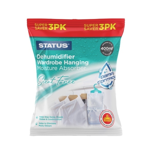 Status Wardrobe Dehumidifier 3 Pack
