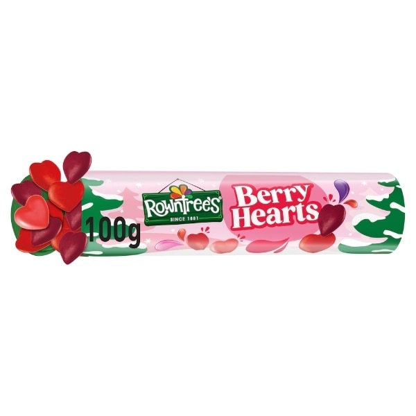Rowntrees Giant Tube Hearts 100g