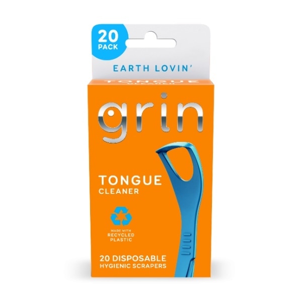 Grin Tongue Cleaner 20 Disposable Hygienic Scrapers