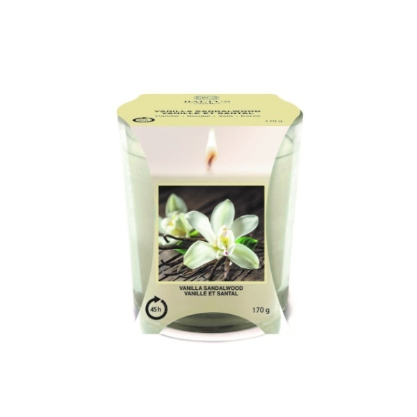 Baltus 170Gm 45Hr Burn Candle Scented Vanilla & Sandalwood