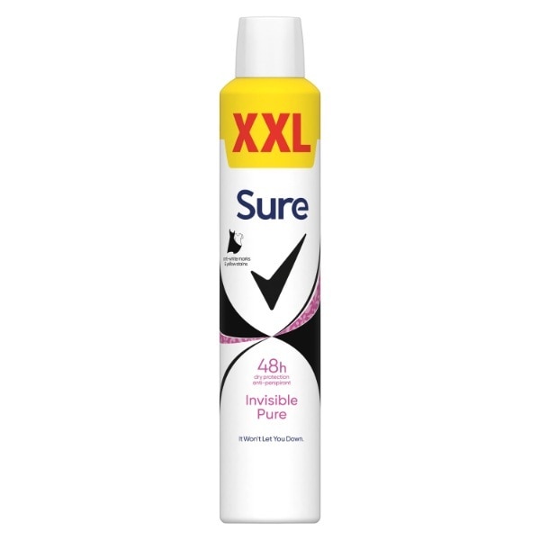 Sure Women Invisible Pure 48H Antiperspirant Deodorant 300ml