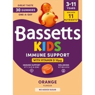 Bassetts Kids 3-11 Immune Vitamins Orange 30s