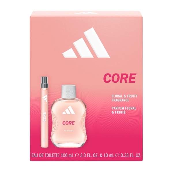 Adidas Core 100ml EDT 10ml Mini Set