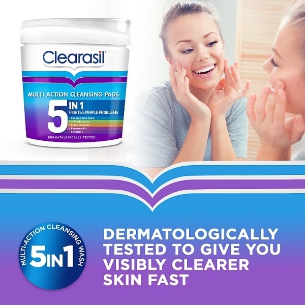 Clearasil Ultra 5 In 1 Pads 65s