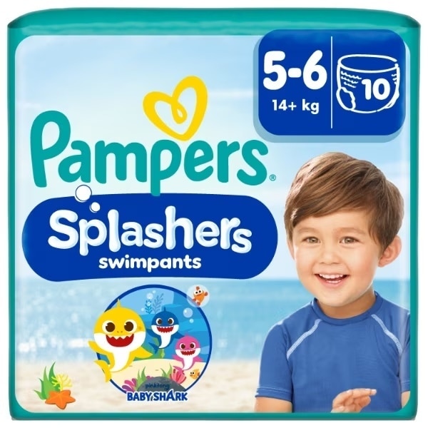 Pampers Splashers Swim Nappies Sz5 10 Pack