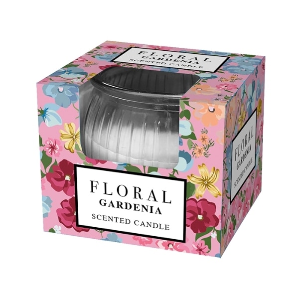 Floral Boxed Candle 3Oz - Gardenia