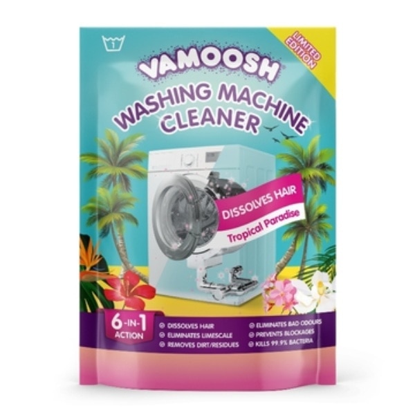 Vamoosh Washing Machine Cleaner 6In 1 With Hair Dissolver Tropical