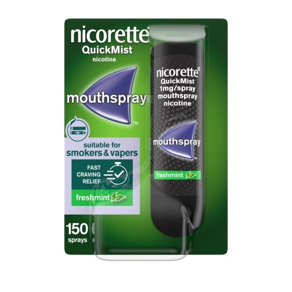 Nicorette Quickmist  Freshmint  Mouthspray 1mg