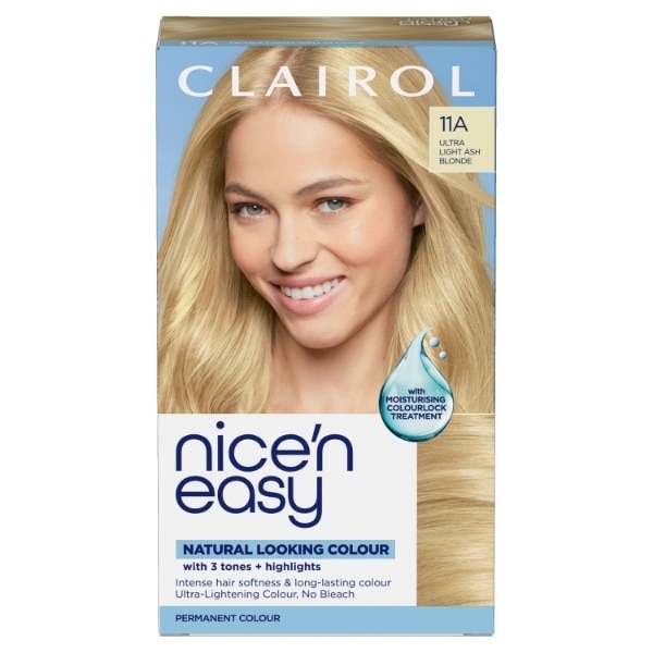 Clairol Nice'n Easy Hair Dye 11A Ultra Light Ash Blonde