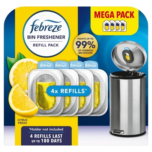 Febreze Bin Refill Citrus 4 Pack