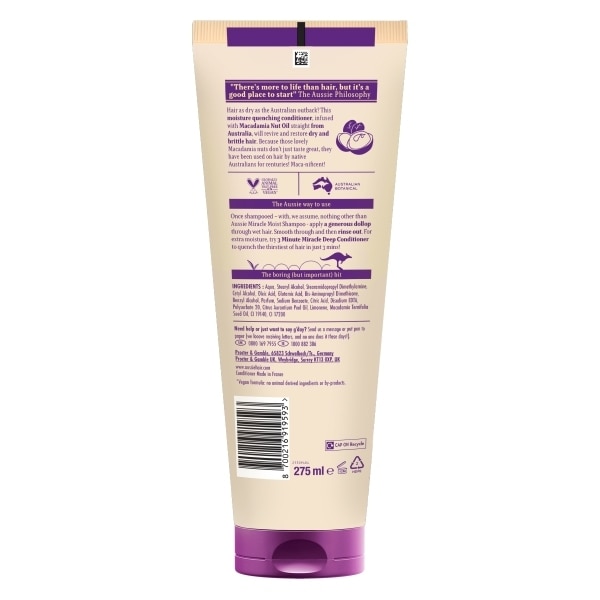 AUSSIE MIRACLE MOIST CONDITIONER 275ML