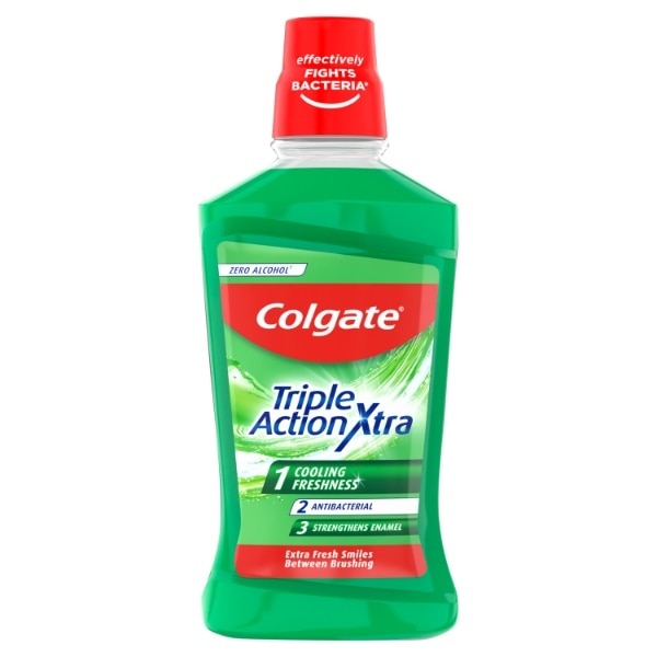 Colgate Triple Active Cooling Fresh Mouthwash 500ml
