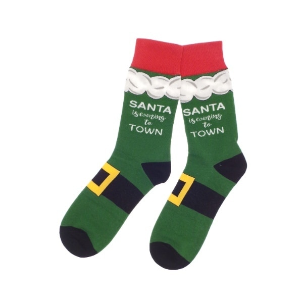 Christmas Socks Santa Text