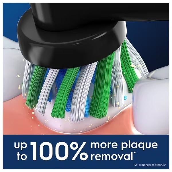 Oral B Cross Action Black 4 Pack Refills