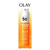 Olay Vitamin C Brighten & Glow 3In1 Moisturiser Face Fluid Spf50+Hydrating Primer 50ml