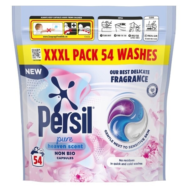 Persil Caps 54W Heaven Scent Non Bio