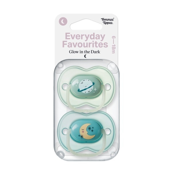 Tommee Tippee Soother 6-18M X2 Green/Blue