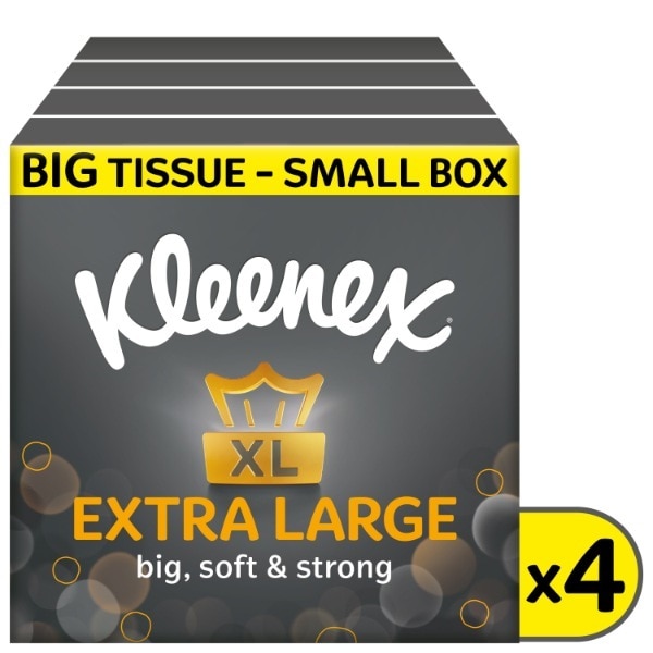 Kleenex Original Ex Large Quad 4 X 54s
