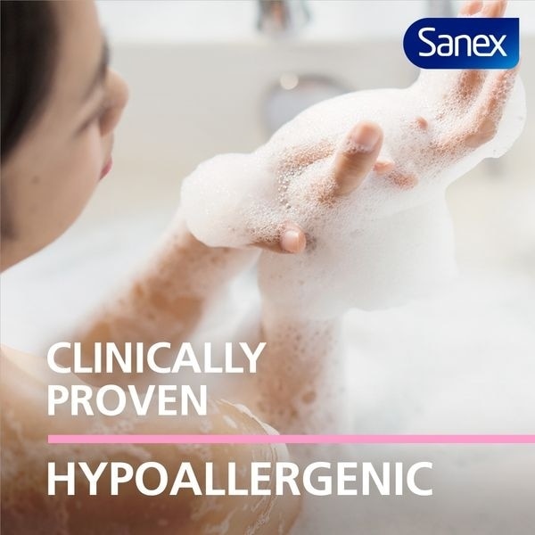 Sanex Zero% Sensitive Skin Bath Foam 570ml