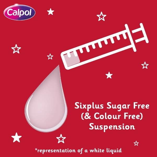 Calpol 6+ Sugar Free Suspension 80ml