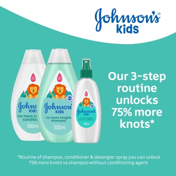 J&J Kids No More Tangles Shampoo 500ml