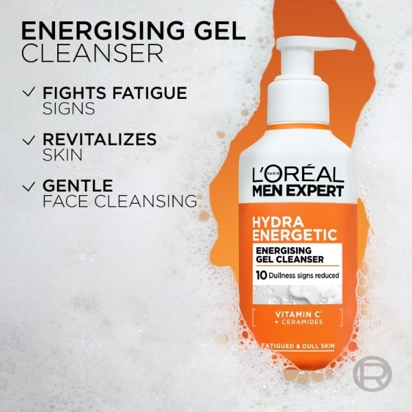 Loreal Men Energy Gel Face Cleanse 260ml