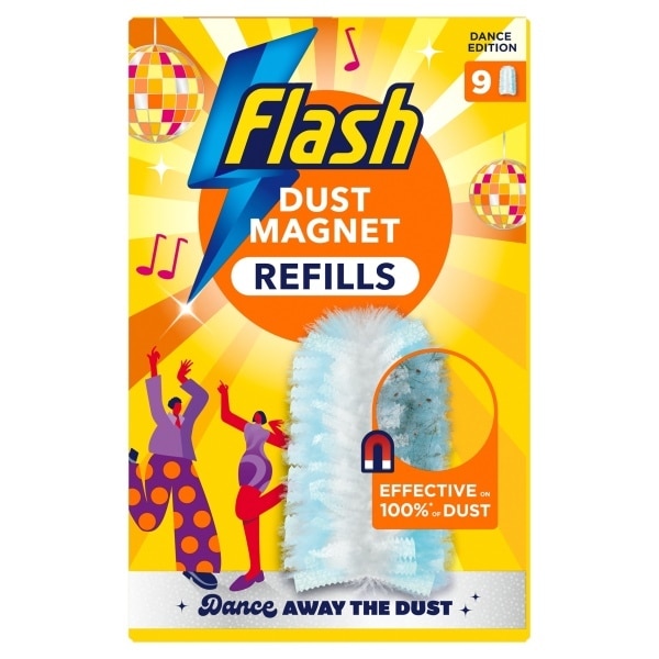 Flash Dust Magnet Refill Dance 9 Pack