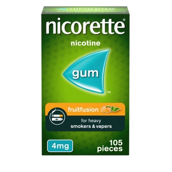 Nicorette Fruitfusion Gum 4mg 105s