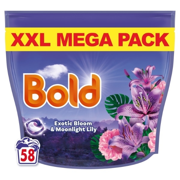 Bold 2In1 Pods Exotic Bloom 58 Pack