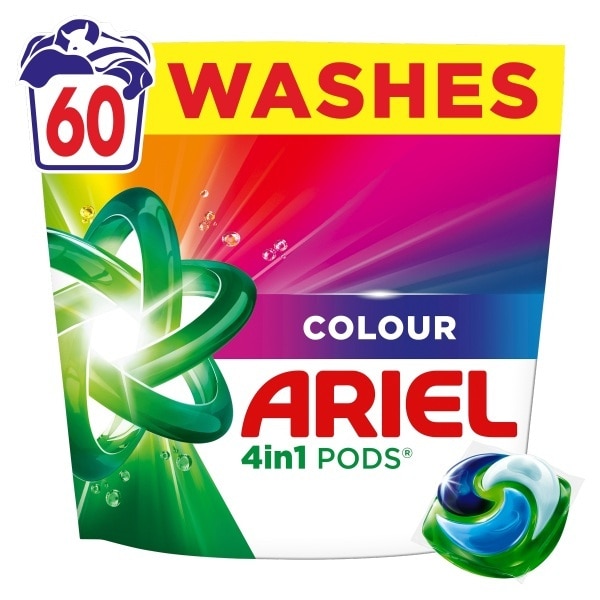 Ariel All In 1 Pods Colour 60 Pack