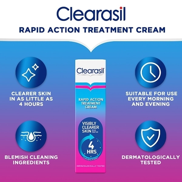 Clearasil Rapid Treat Cream 25ml