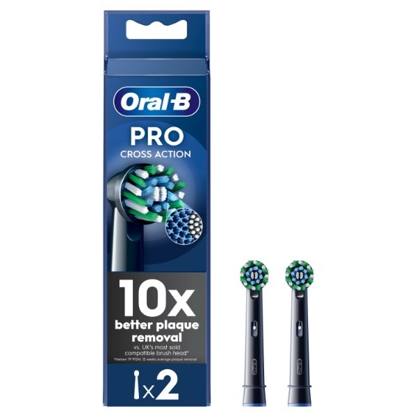 Oral-B Cross Action Power Toothbrush Refill Heads 2 Pack