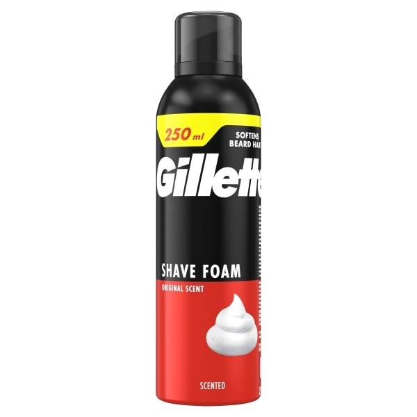 Gillette Classic Shave Foam Original Scent, 200Ml