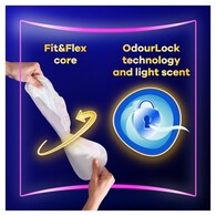 Always Plat Secure Night Extra (Szie 5) Sanitary Towels 16 Pads