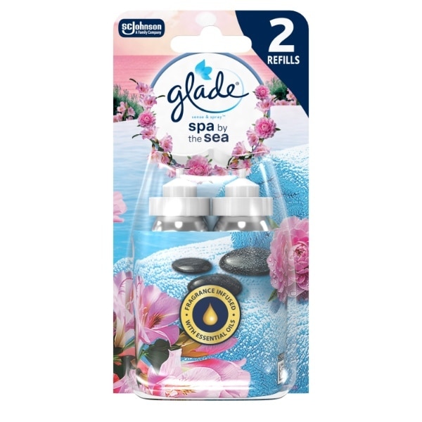Glade Sense N Spray Twin Refill Spa By The Sea