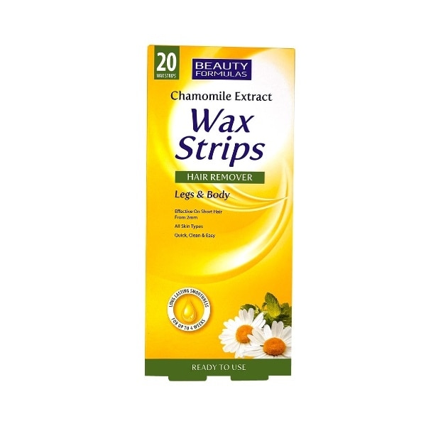 Beauty Formulas Chamomile Wax Strips 20s
