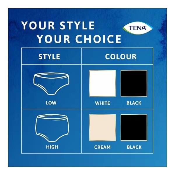 Tena Silhouette Pants Plus Medium White 12 Pack