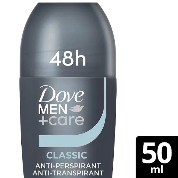 Dove For Men Anti Perspirant Roll On Classic 50ml