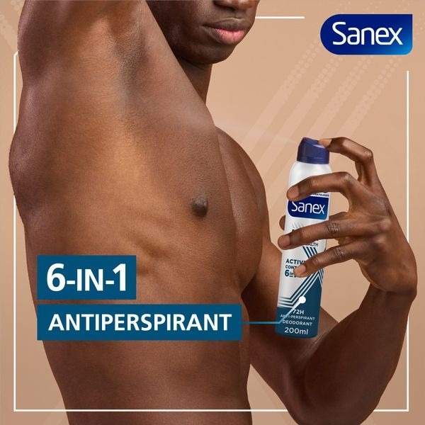 Sanex Antiperspirant Men Active 72Hr 200ml