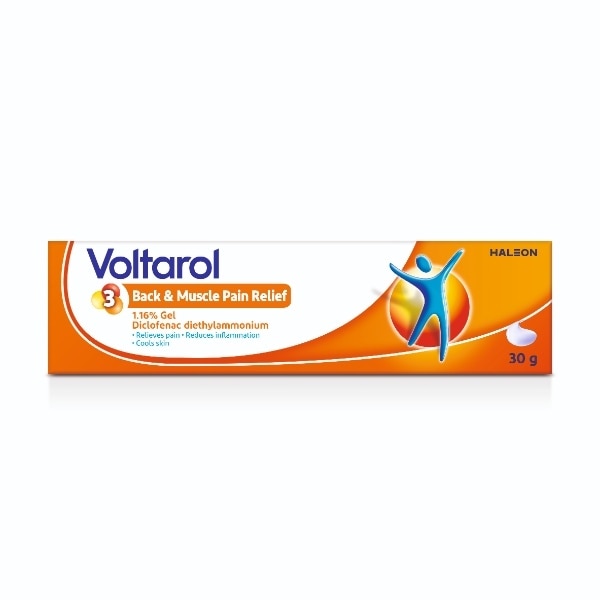 Voltarol Back & Muscle Pain Relief 1.16% Gel 30g