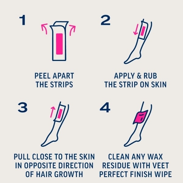 Veet Pure Body Wax Strips X16