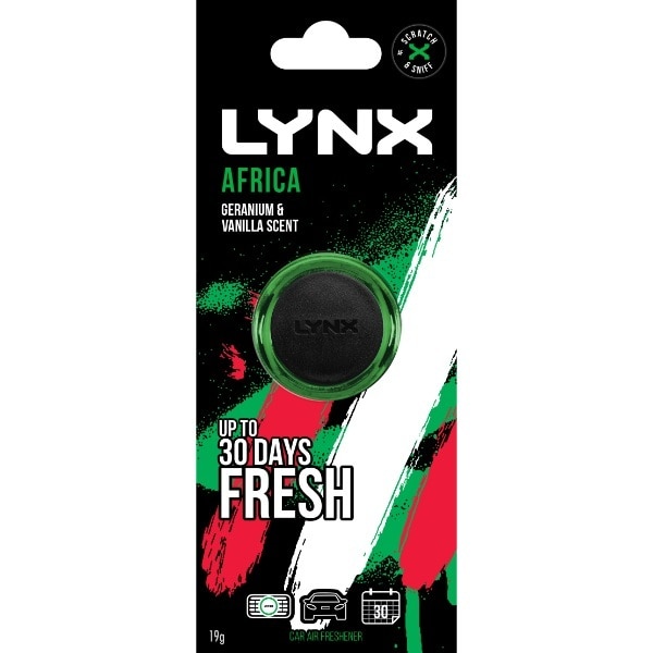 Lynx Car Airfreshner Mini Vent Africa