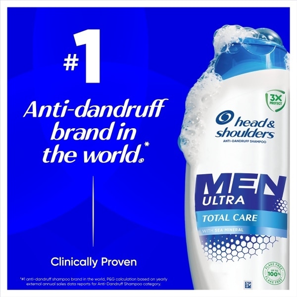 Head & Shoulders Total Care Men Ultra Shampoo 625ml