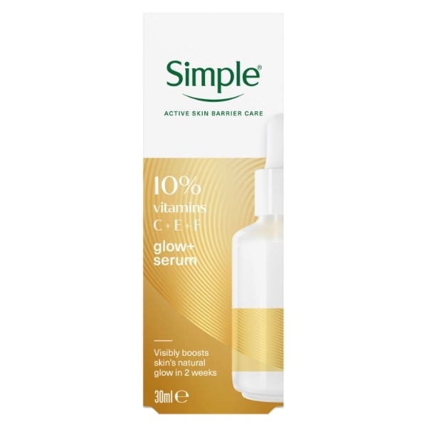 Simple Glow+ 10% Vitamins C + E + F Serum 30ml