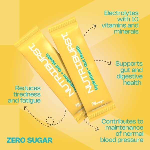 Nutriburst Hydration + Gut Health  7 Sachet Sticks