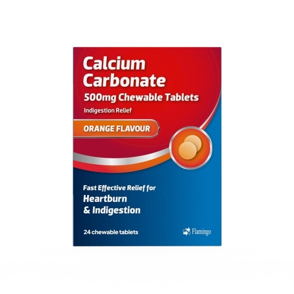 FLAMINGO HEARTBURN RELIEF ORANGE 24S