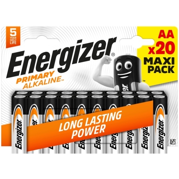 Energizer Primary Alkaline Aa 20 Pack