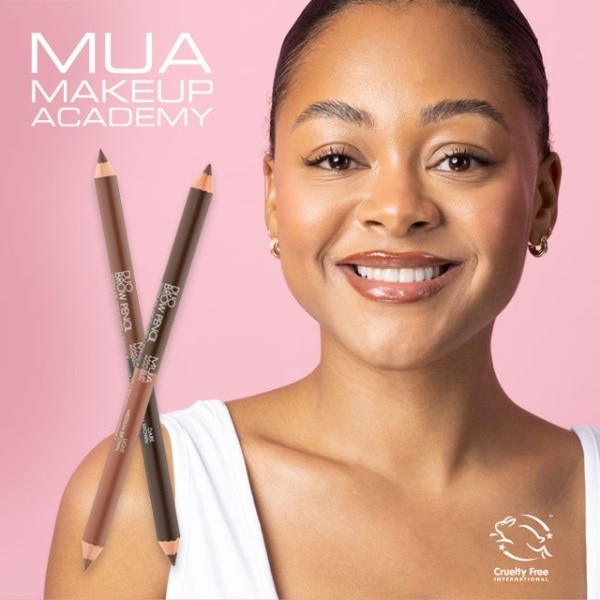 MUA Duo Brow Pencil Light- Medium Brown