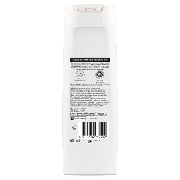 PANTENE MOISTURE PRO-V SHAMPOO 500ML